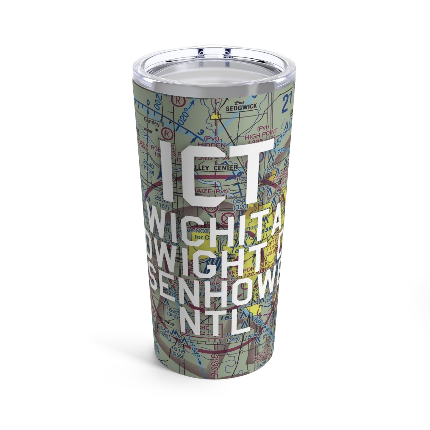 ICT Tumbler | Wichita Dwight D Eisenhower National Airport Tumbler