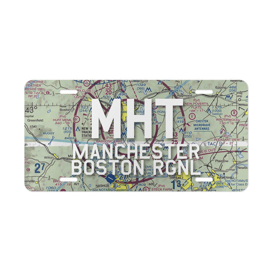MHT Vanity Plate | Manchester Boston Regional Airport Vanity Plate