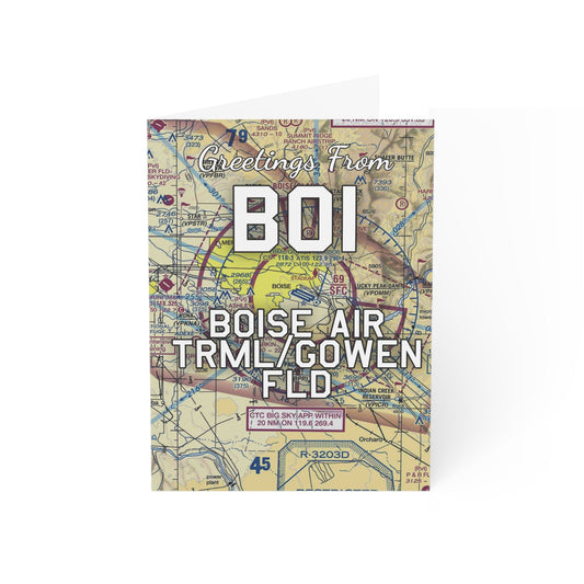BOI Greeting Cards | Boise Air Trml/Gowen Field Airport Cards