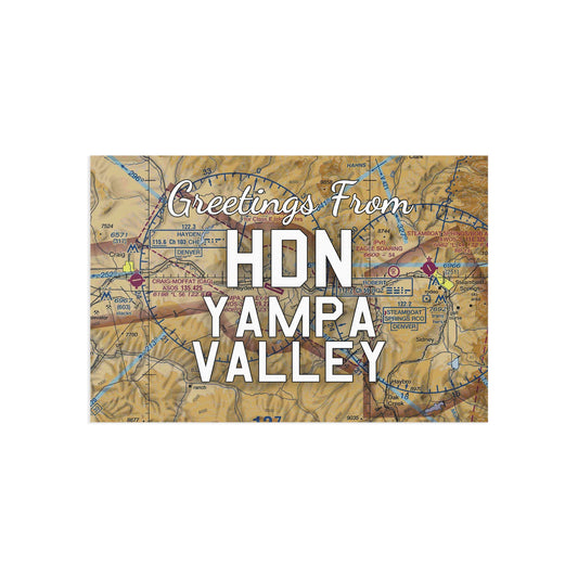 HDN Postcard | Yampa Valley Airport Card