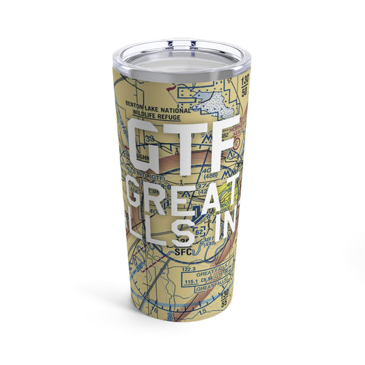 GTF Tumbler | Great Falls International Airport Tumbler