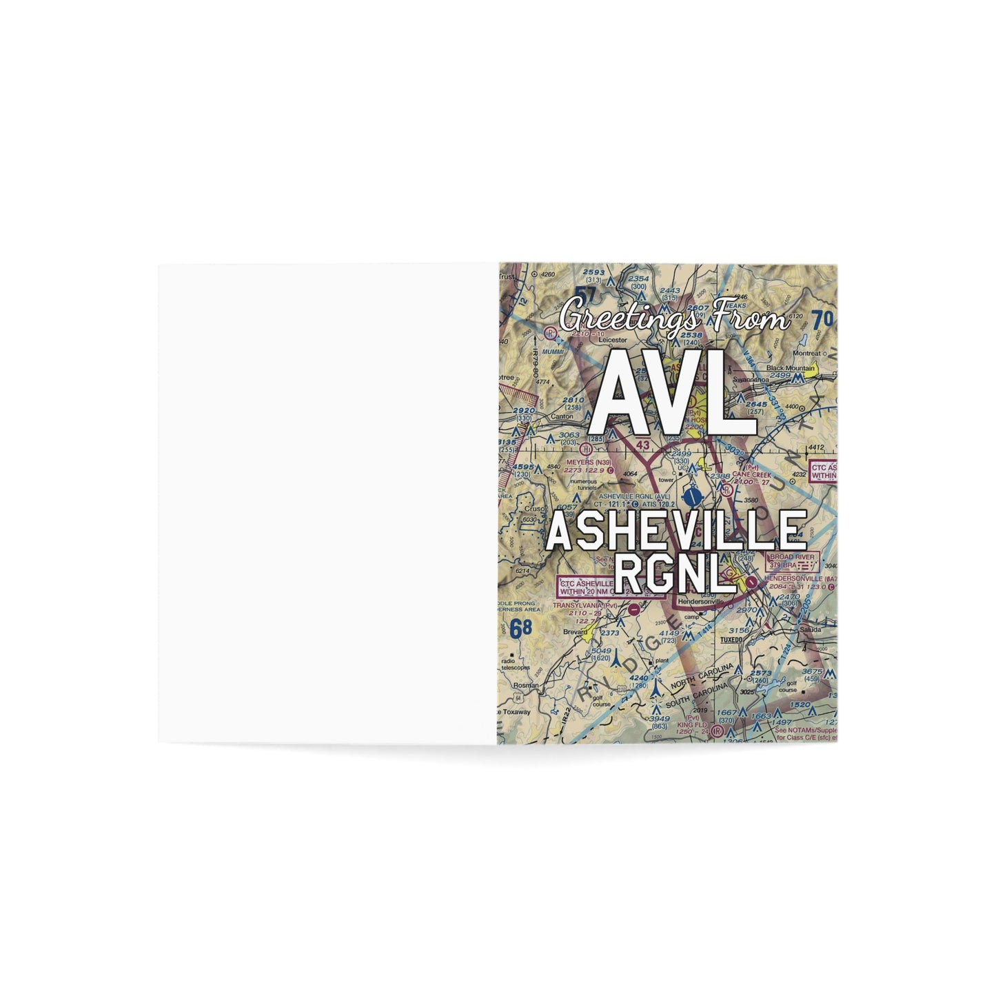 AVL Greeting Cards | Asheville Regional Airport Cards