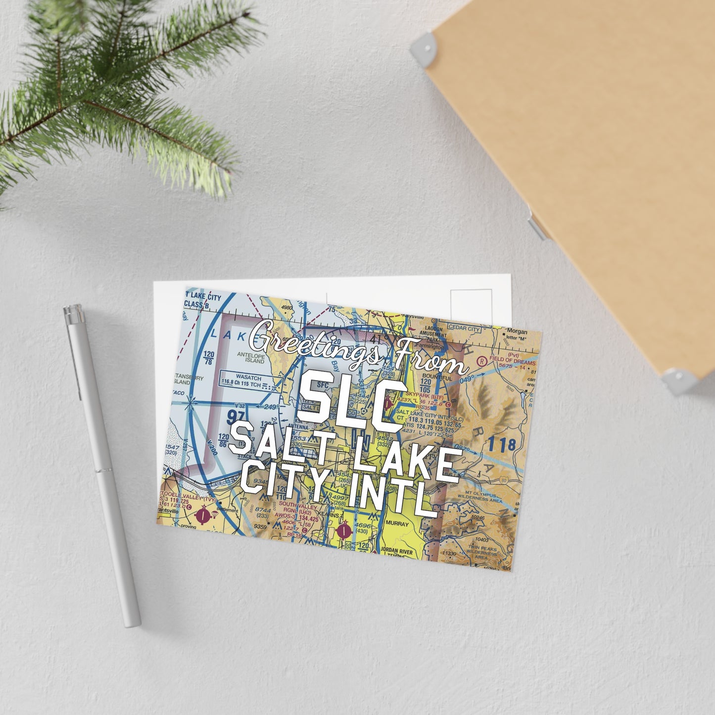 SLC Postcard | Salt Lake City International Airport Card