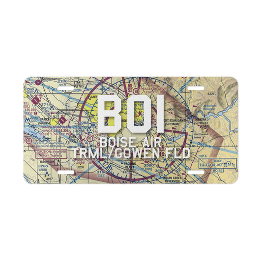 BOI Vanity Plate | Boise Air Trml/Gowen Field Airport Vanity Plate
