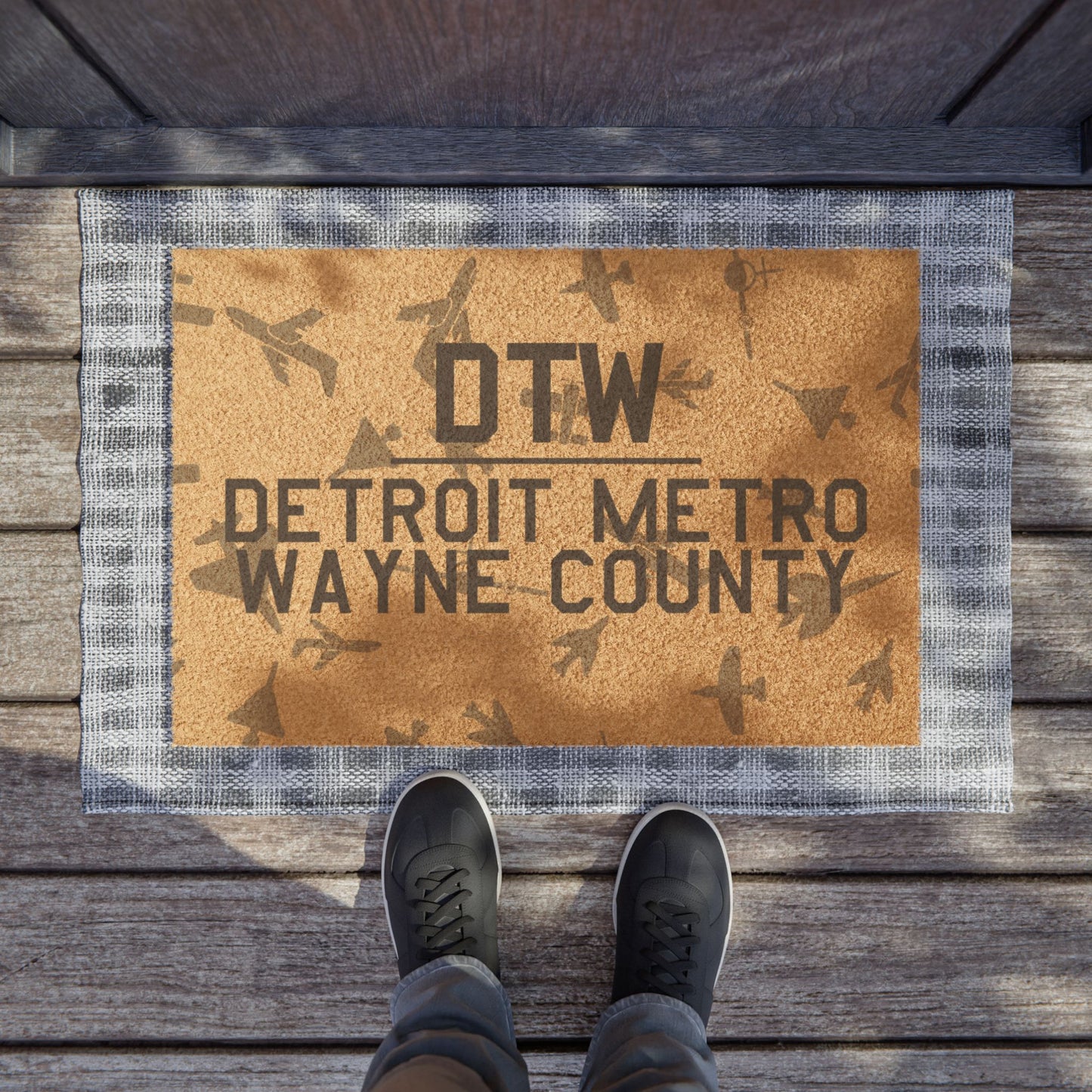 DTW Doormat | Detroit Metro Wayne County Airport Doormat