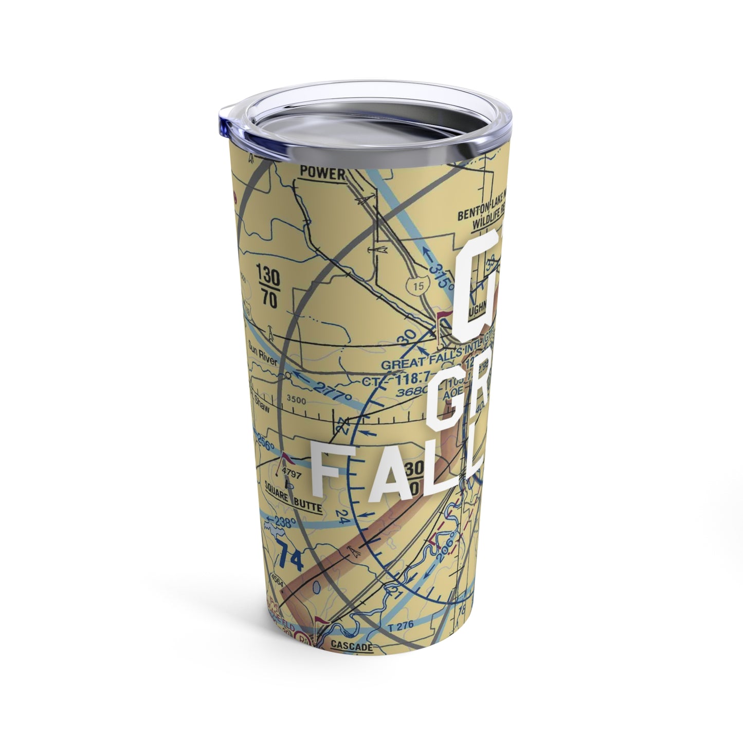 GTF Tumbler | Great Falls International Airport Tumbler