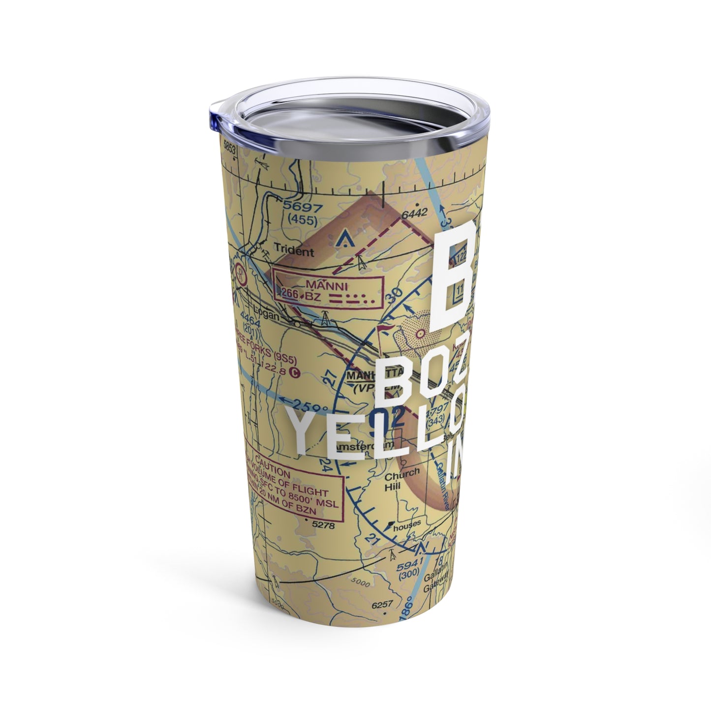 BZN Tumbler | Bozeman Yellowstone International Airport Tumbler