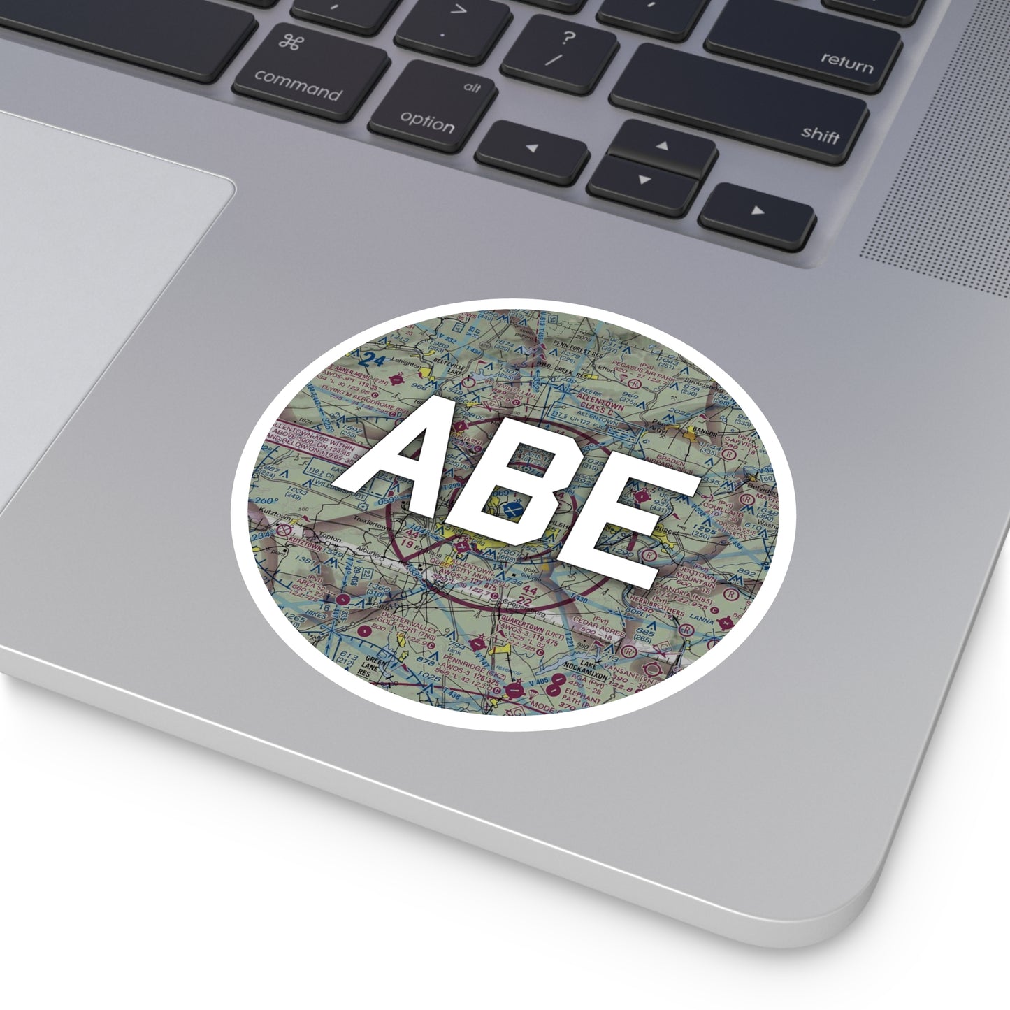 ABE Round Sticker | Lehigh Valley International Airport Sticker