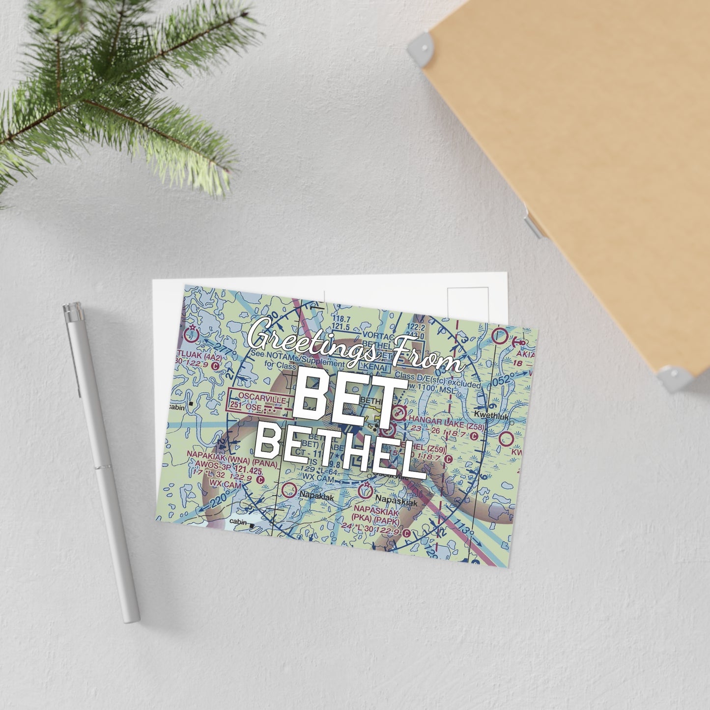BET Postcard | Bethel Airport Card
