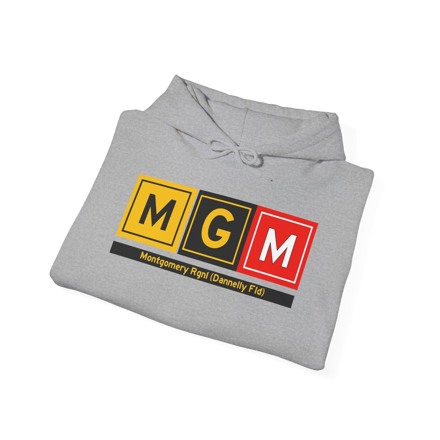 MGM Taxiway Hoodie w/ Airport Name | Montgomery Regional (Dannelly Field) Airport Hoodie