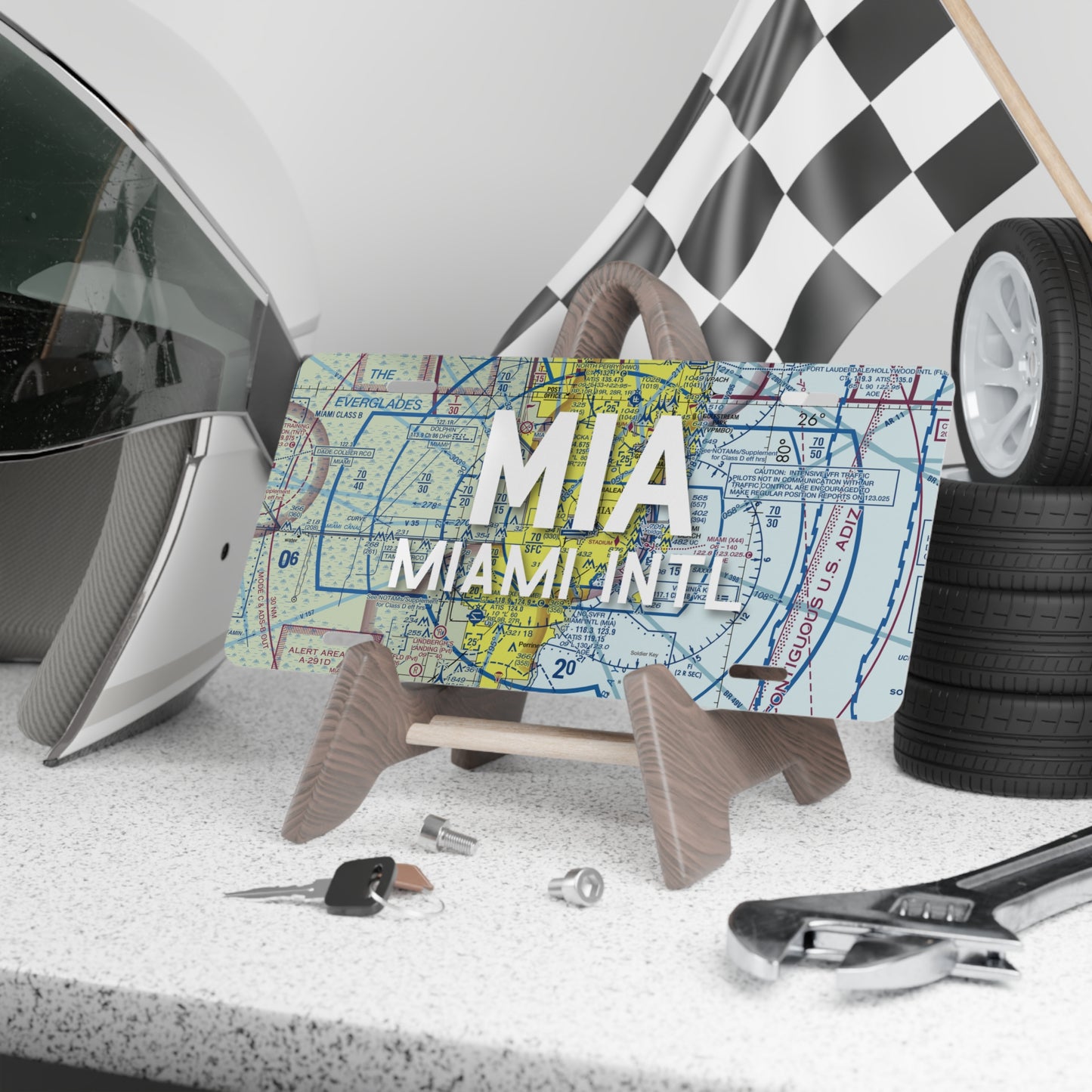 MIA Vanity Plate | Miami International Vanity Plate