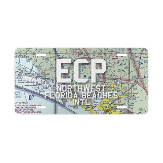 ECP Vanity Plate | Northwest Florida Beaches International Airport Vanity Plate