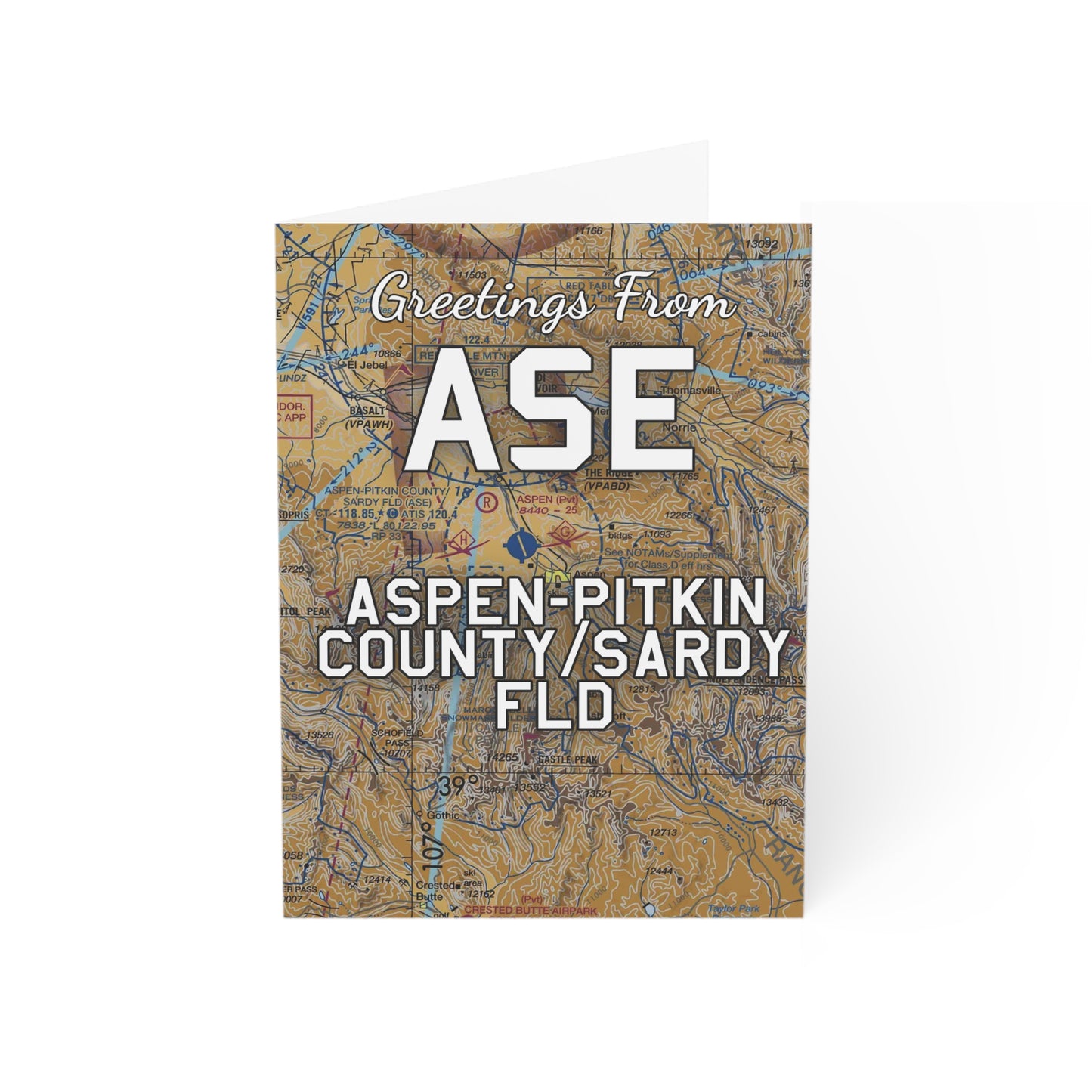 ASE Greeting Cards | Aspen-Pitkin County/Sardy Field Airport Cards