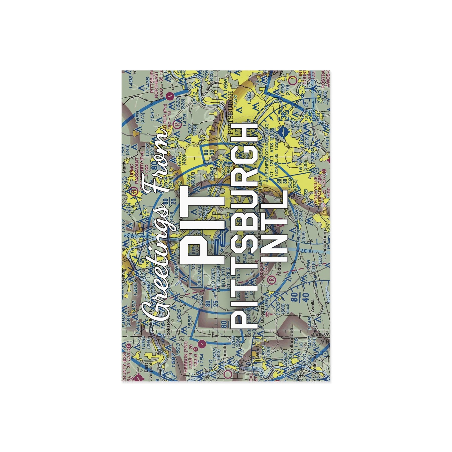 PIT Postcard | Pittsburgh International Airport Card