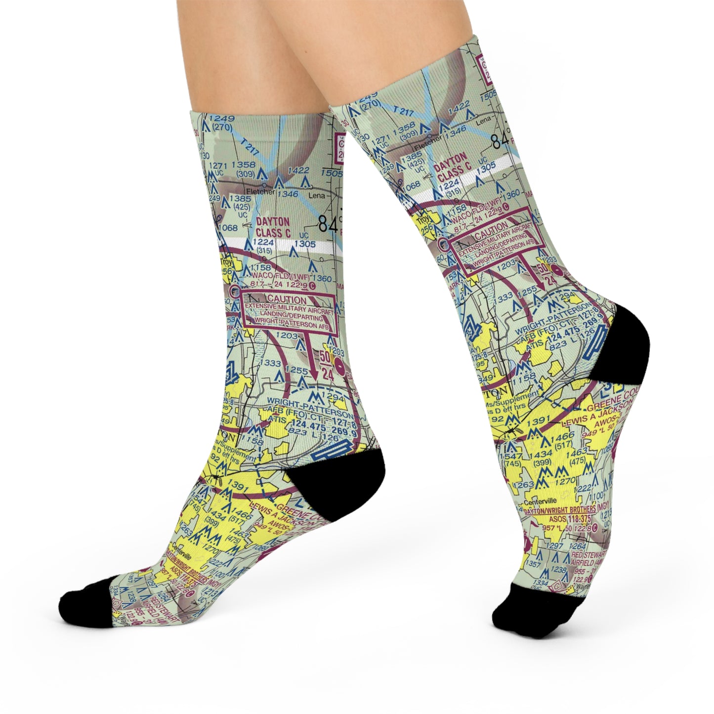 DAY Cushioned Crew Socks | James M Cox Dayton International Airport Socks