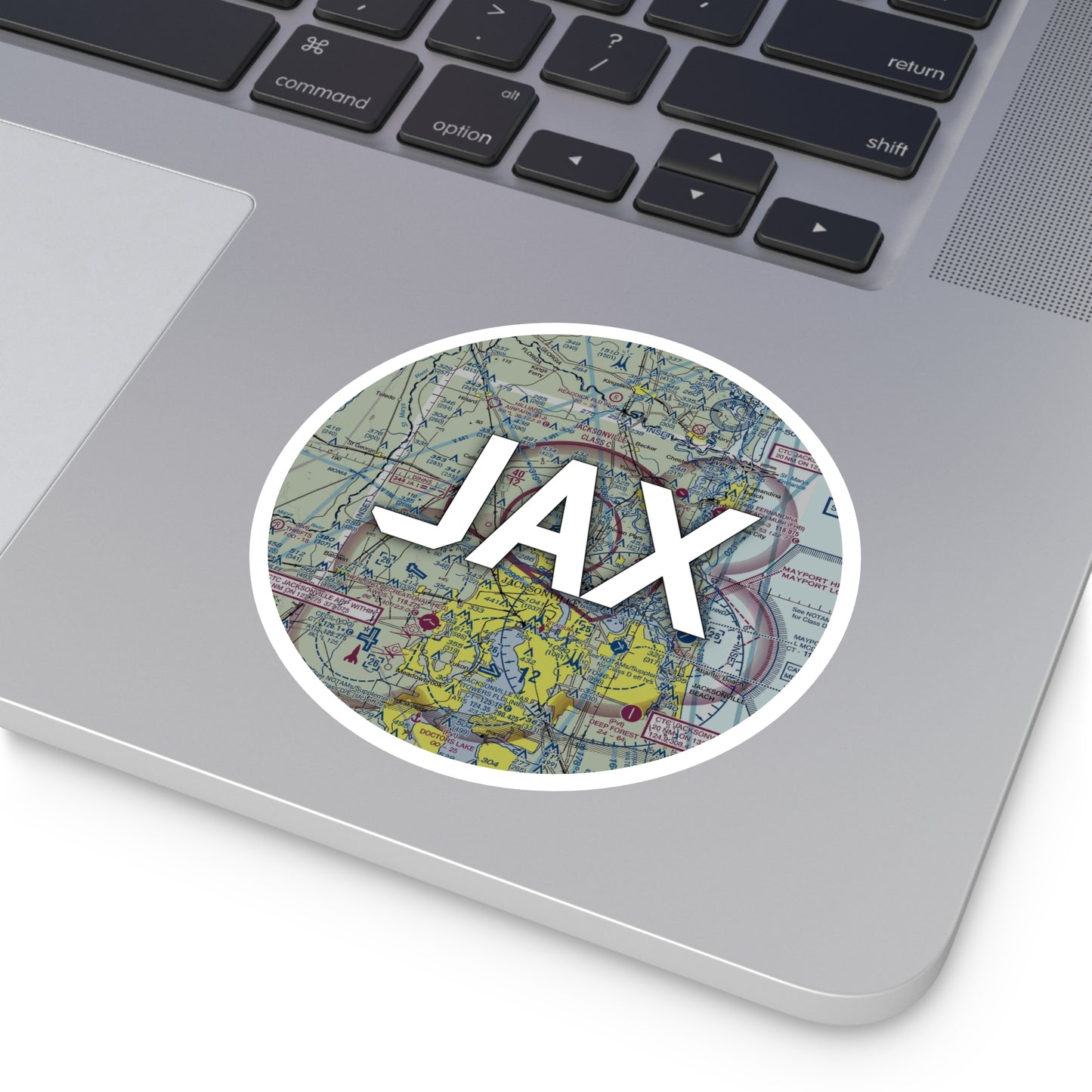 JAX Round Sticker | Jacksonville International Airport Sticker