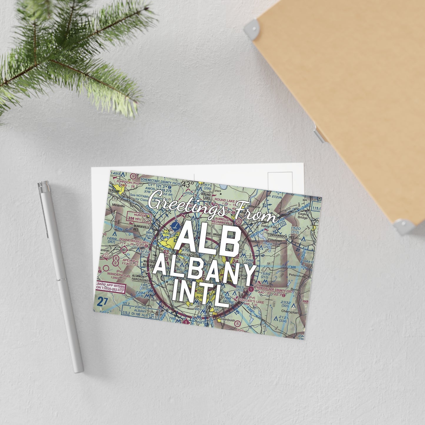 ALB Postcard | Albany International Airport Card
