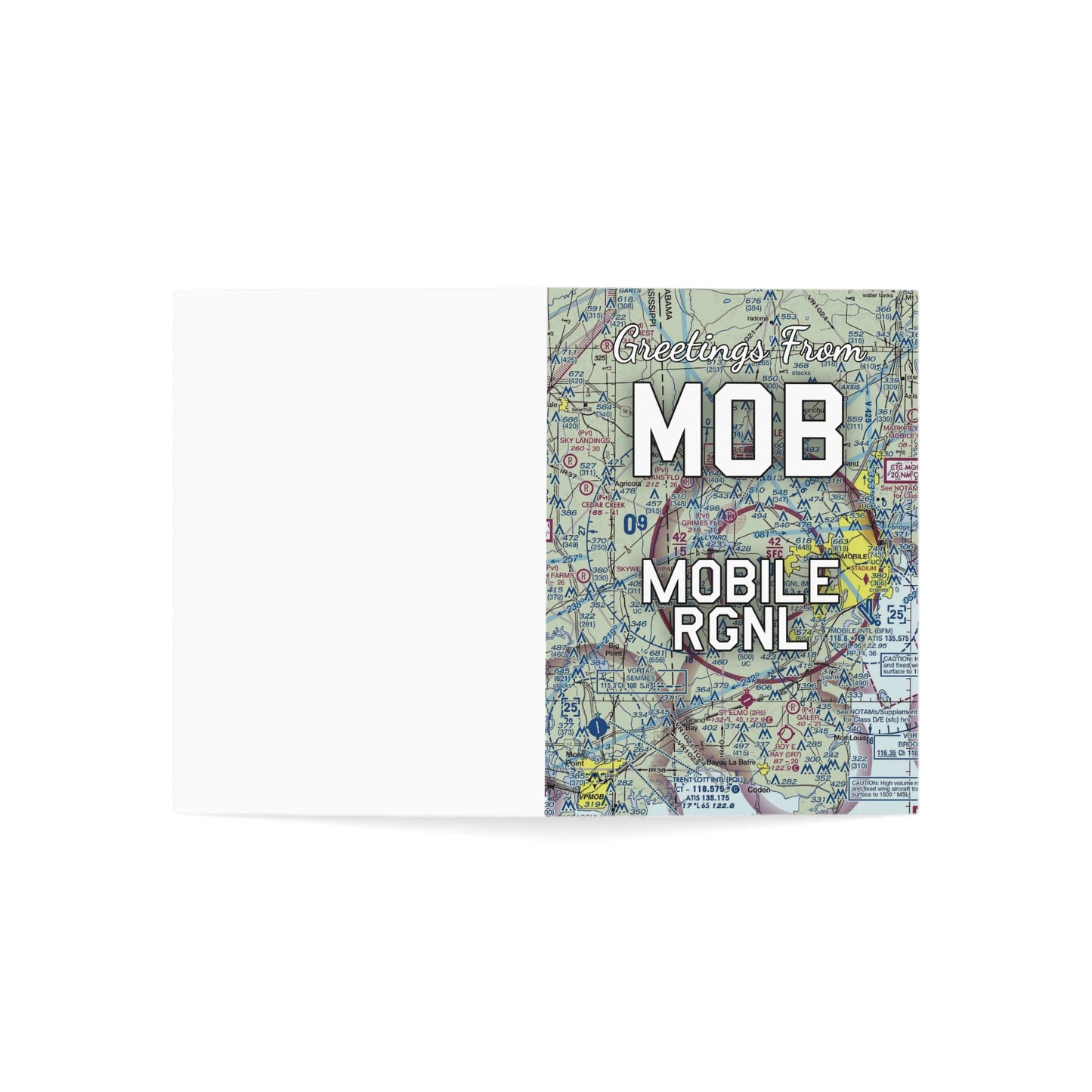 MOB Greeting Cards | Mobile Regional Airport Cards