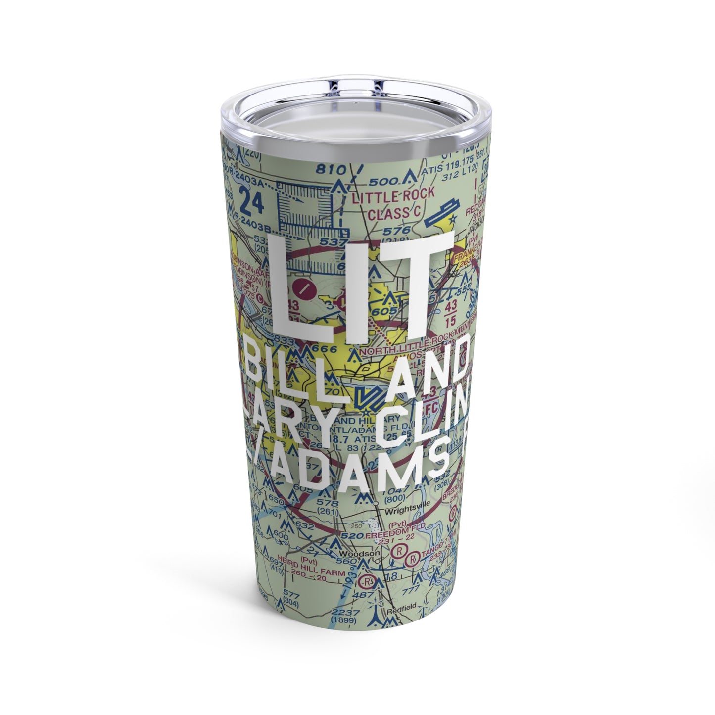 LIT Tumbler | Bill and Hillary Clinton National/Adams Field Airport Tumbler