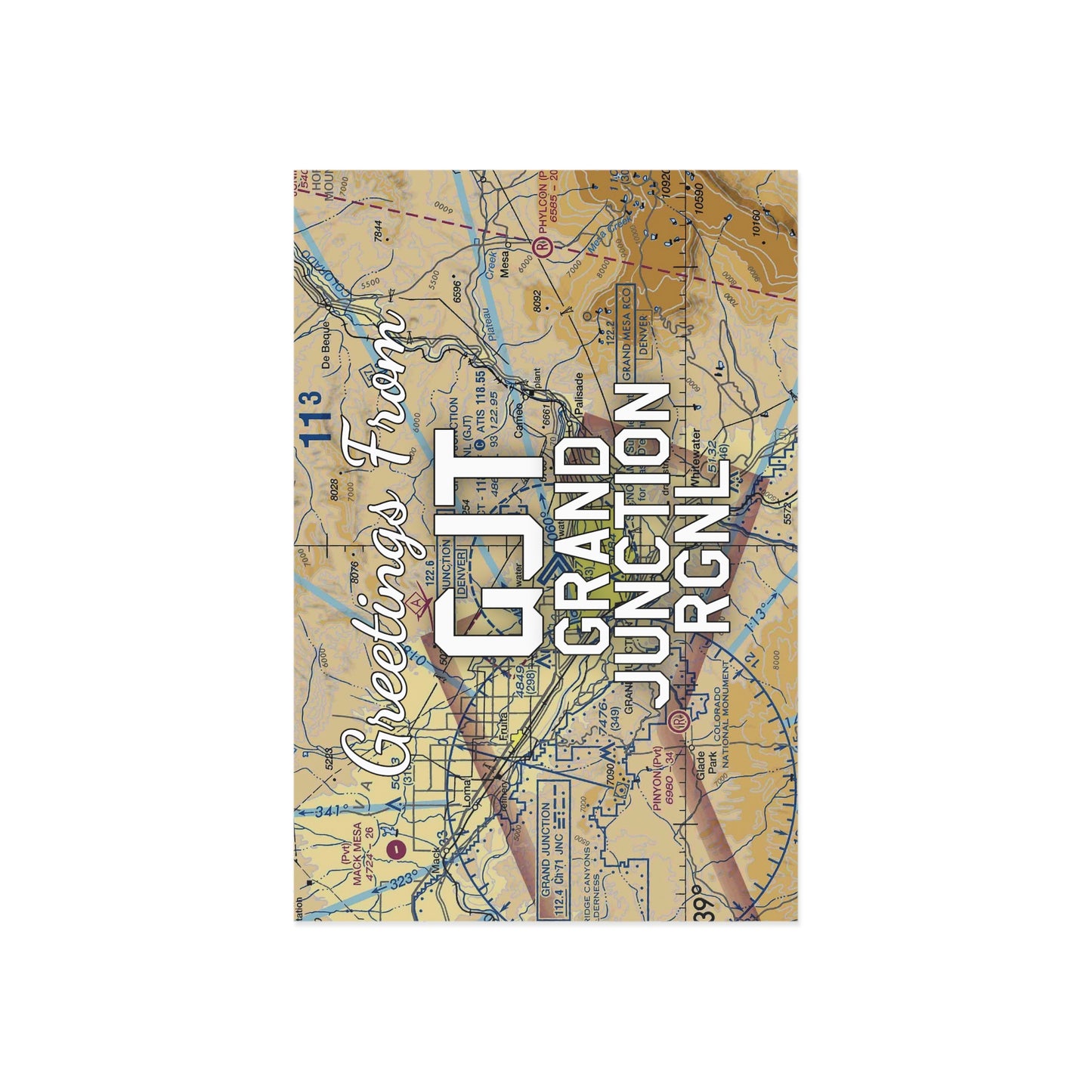 GJT Postcard | Grand Junction Regional Airport Card