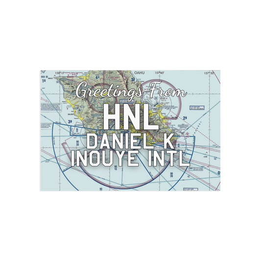 HNL Postcard | Daniel K Inouye International Airport Card