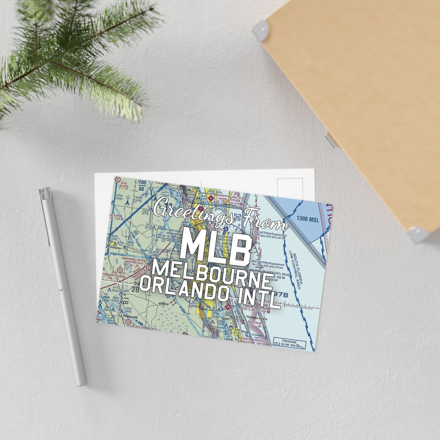 MLB Postcard | Melbourne Orlando International Airport Card