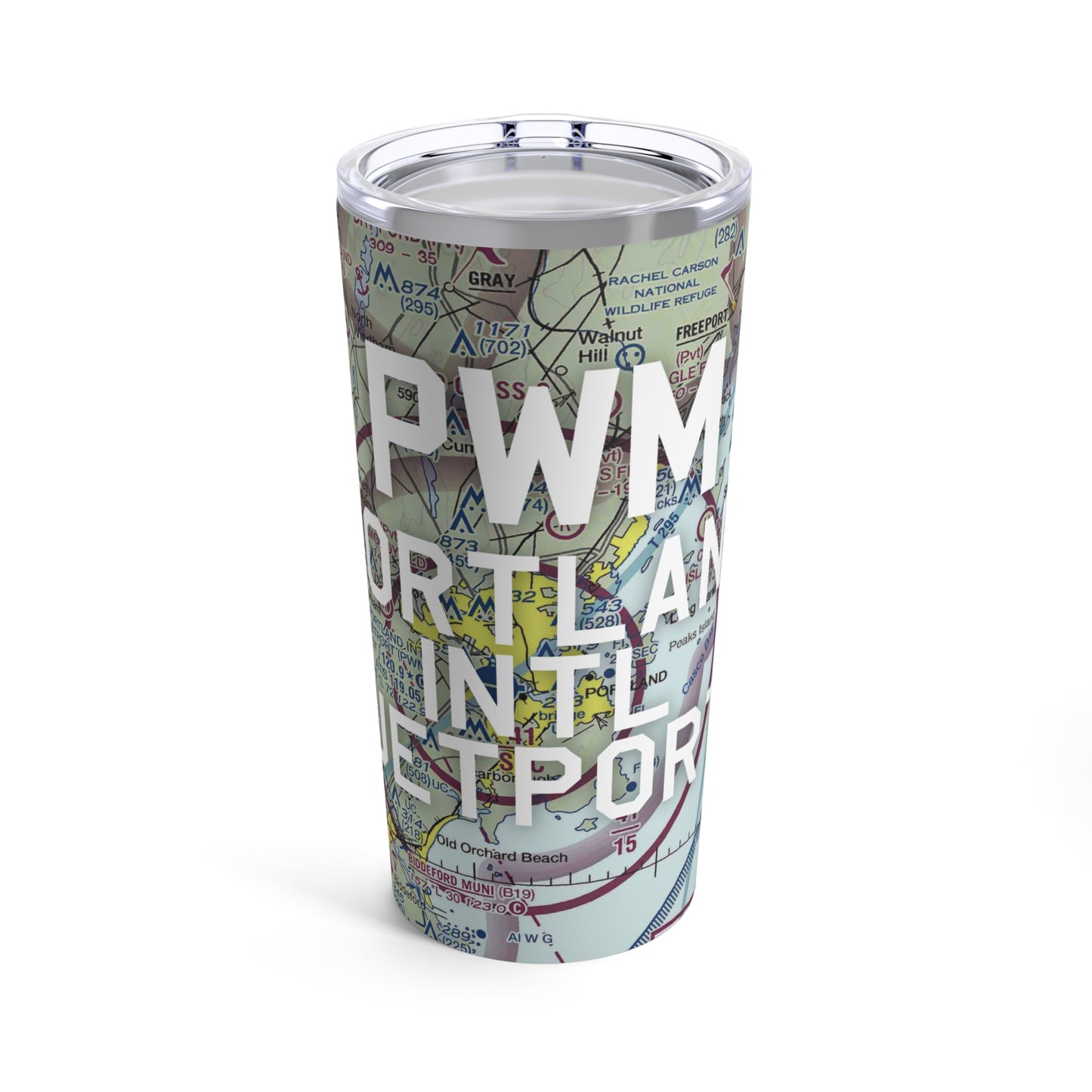 PWM Tumbler | Portland International Jetport Airport Tumbler