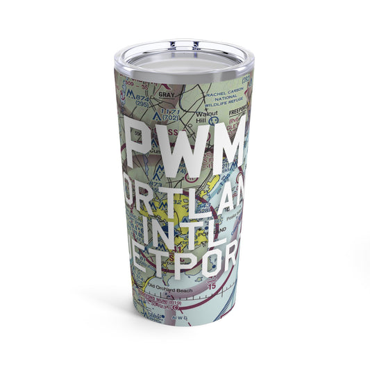 PWM Tumbler | Portland International Jetport Airport Tumbler