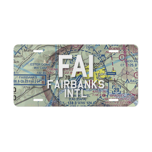 FAI Vanity Plate | Fairbanks International Airport Vanity Plate