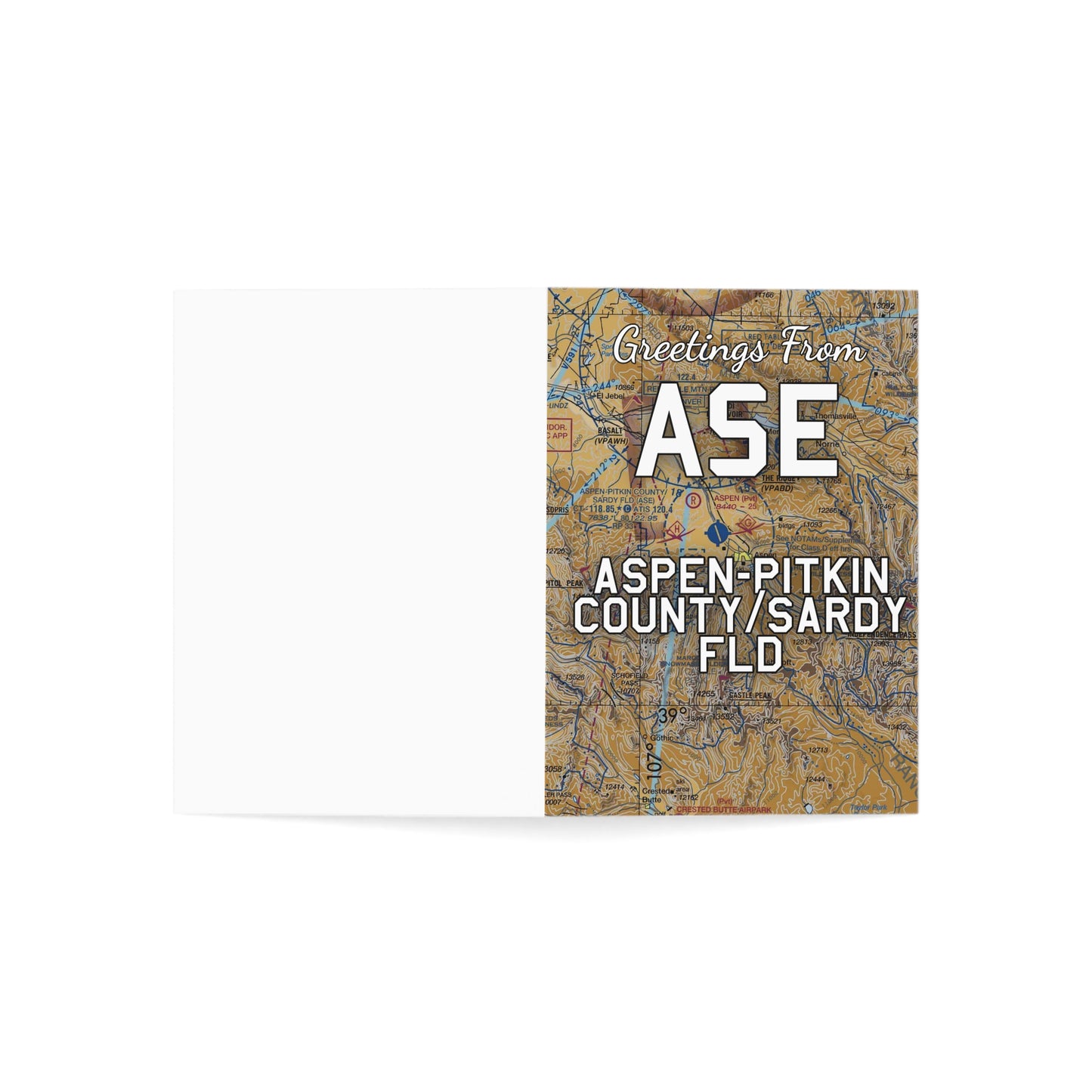 ASE Greeting Cards | Aspen-Pitkin County/Sardy Field Airport Cards