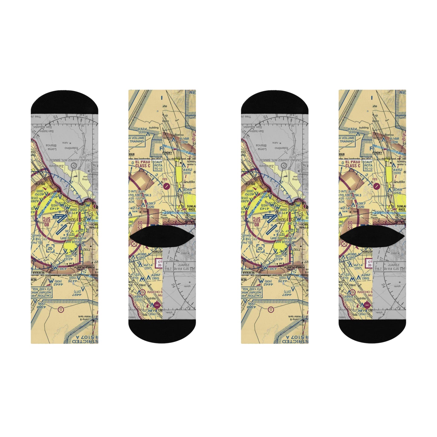 ELP Cushioned Crew Socks | El Paso International Airport Socks