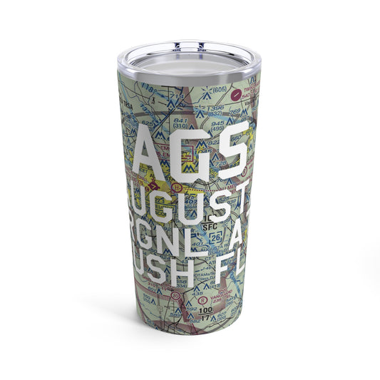 AGS Tumbler | Augusta Regional At Bush Field Airport Tumbler