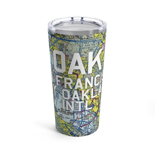 OAK Tumbler | San Francisco Bay Oakland International Airport Tumbler