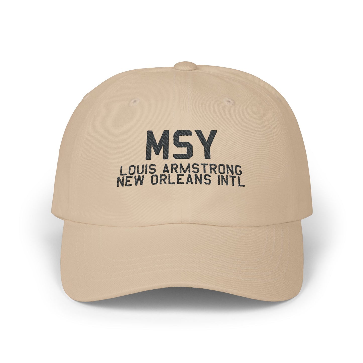 MSY Dad Cap | Louis Armstrong New Orleans International Airport Hat