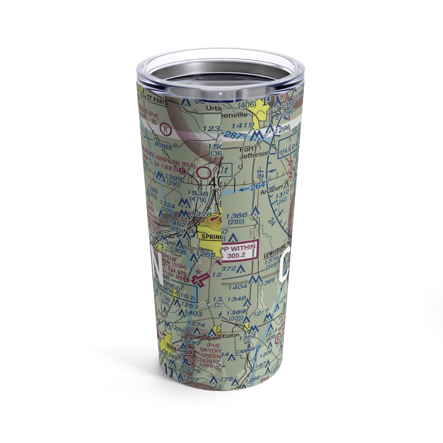 DAY Tumbler | James M Cox Dayton International Airport Tumbler