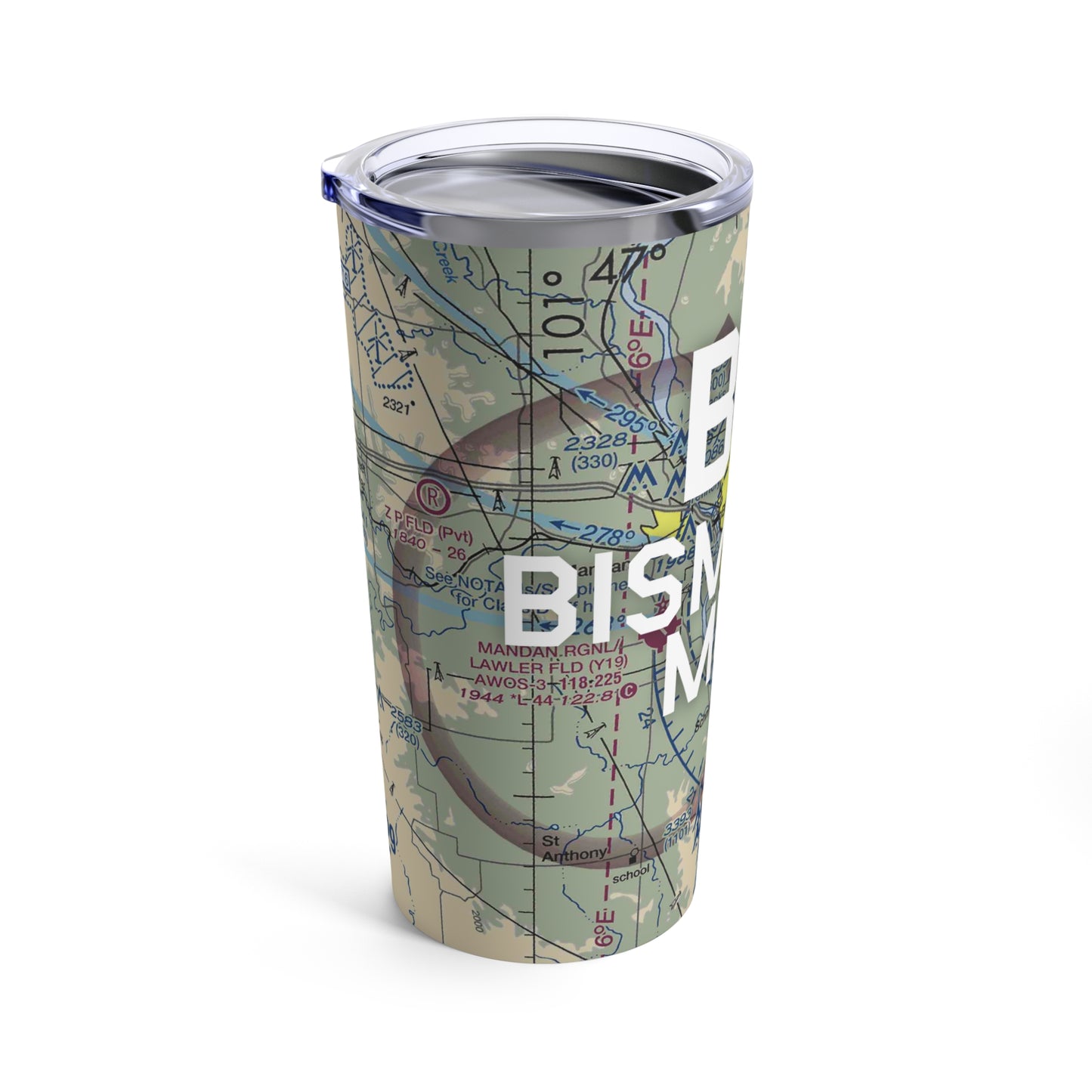 BIS Tumbler | Bismarck Municipal Airport Tumbler