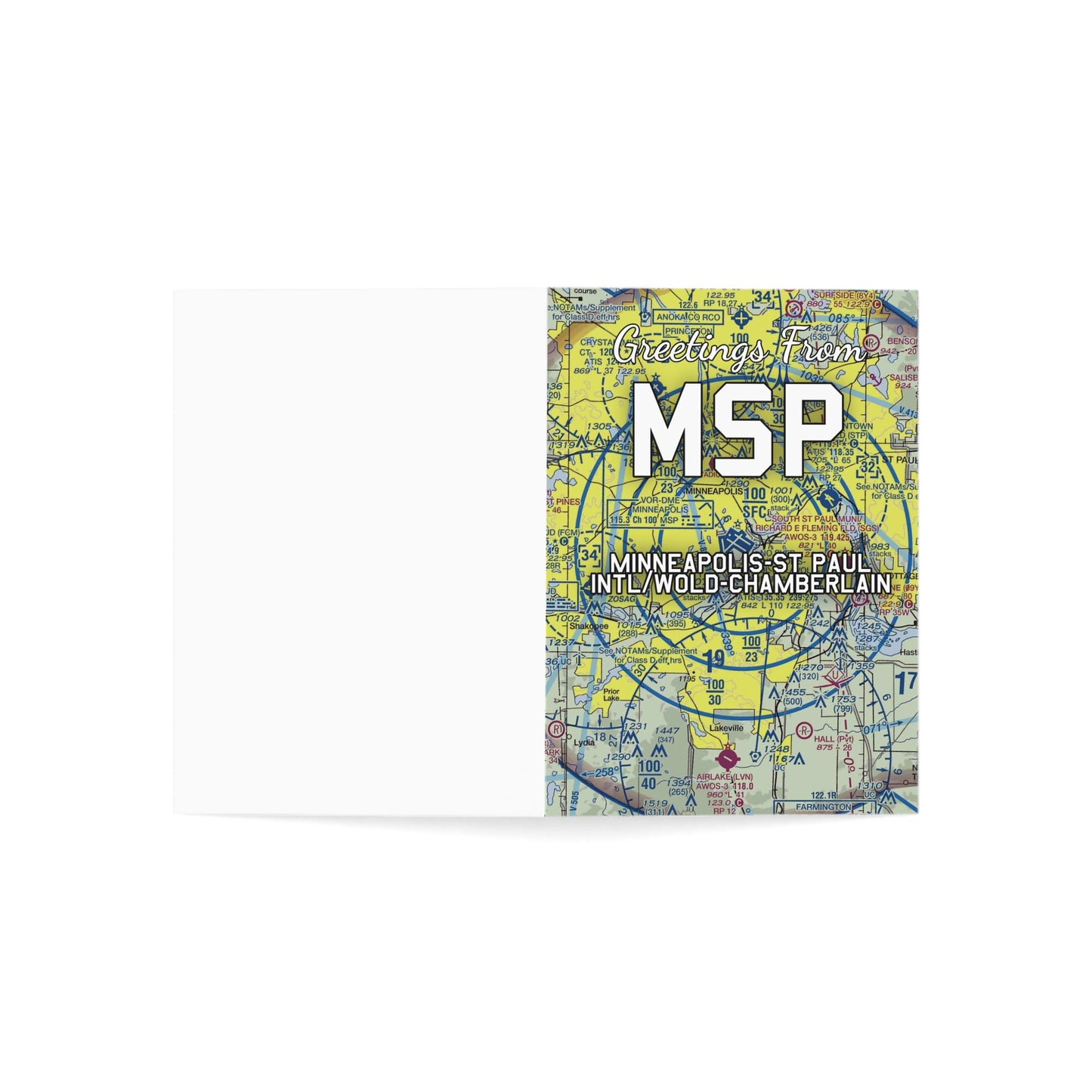 MSP Greeting Cards | Minneapolis-St Paul International/Wold-Chamberlain Airport Cards