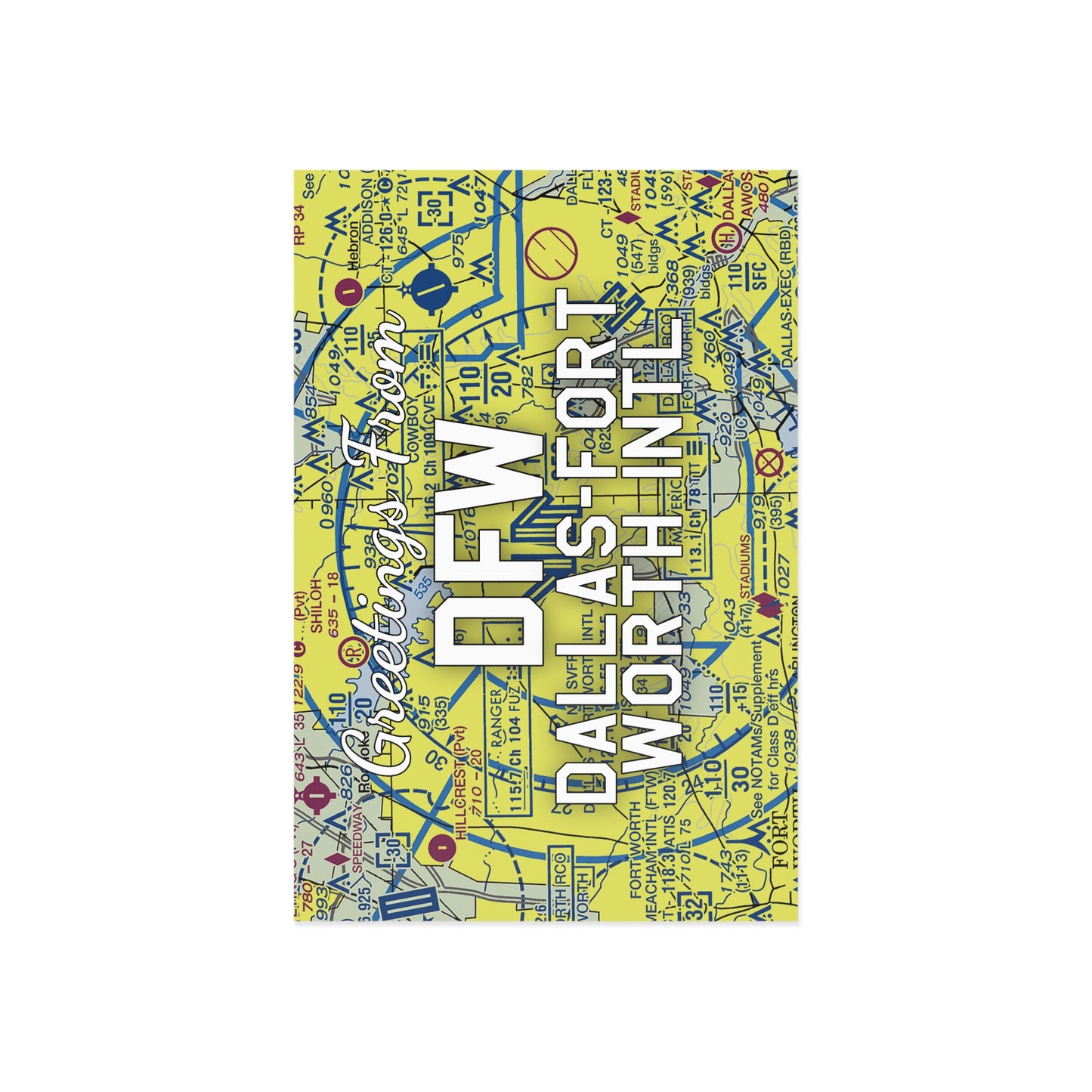 DFW Postcard | Dallas-Fort Worth International Airport Card