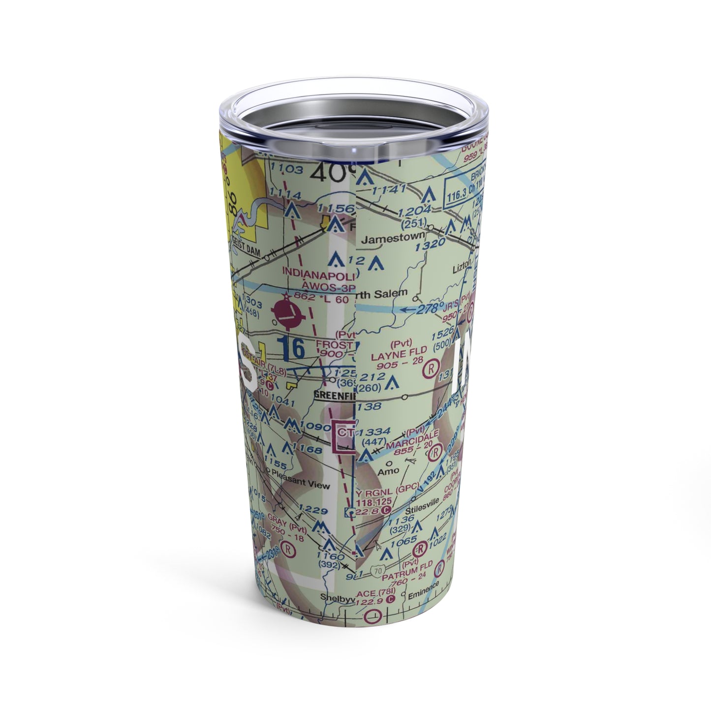 IND Tumbler | Indianapolis International Airport Tumbler