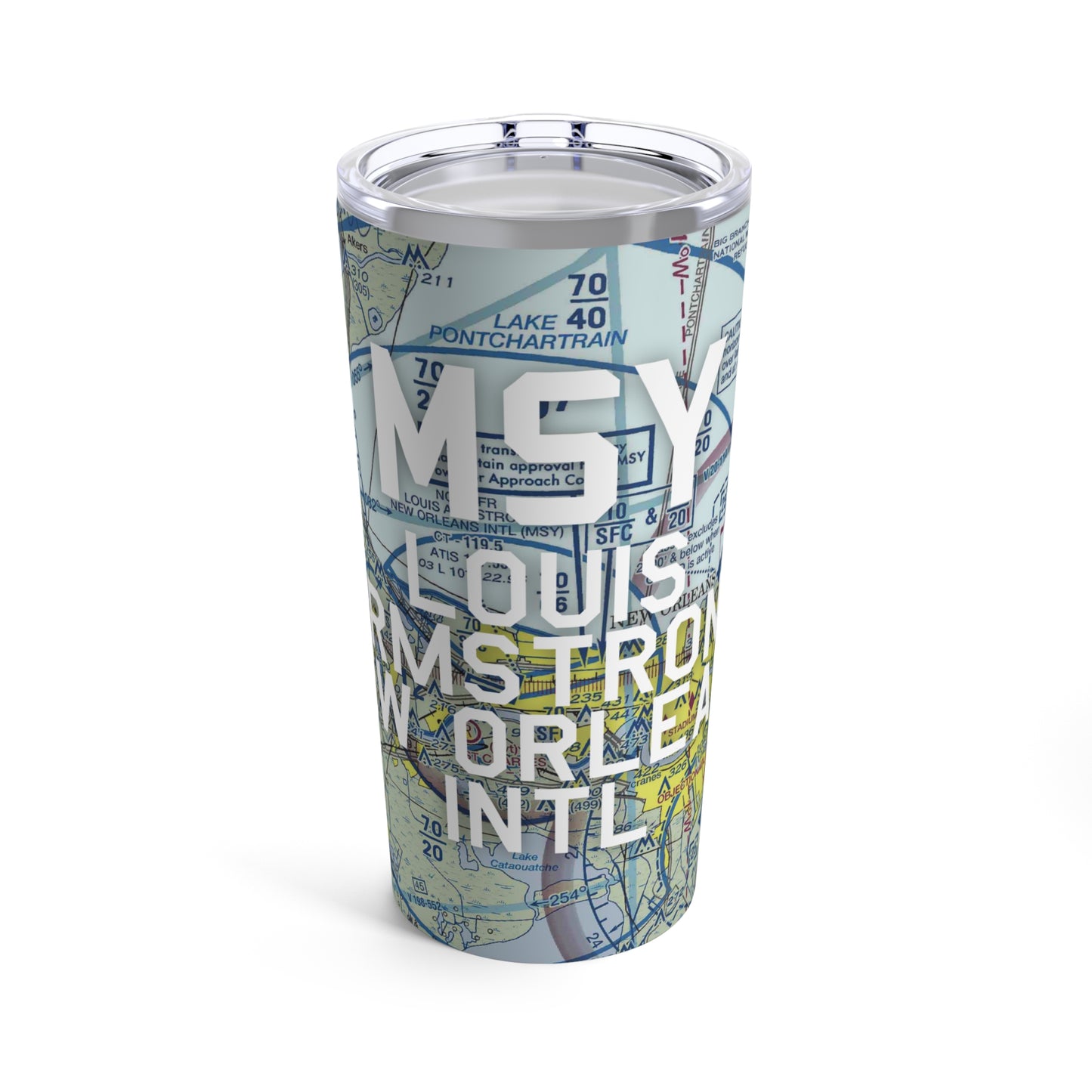 MSY Tumbler | Louis Armstrong New Orleans International Airport Tumbler