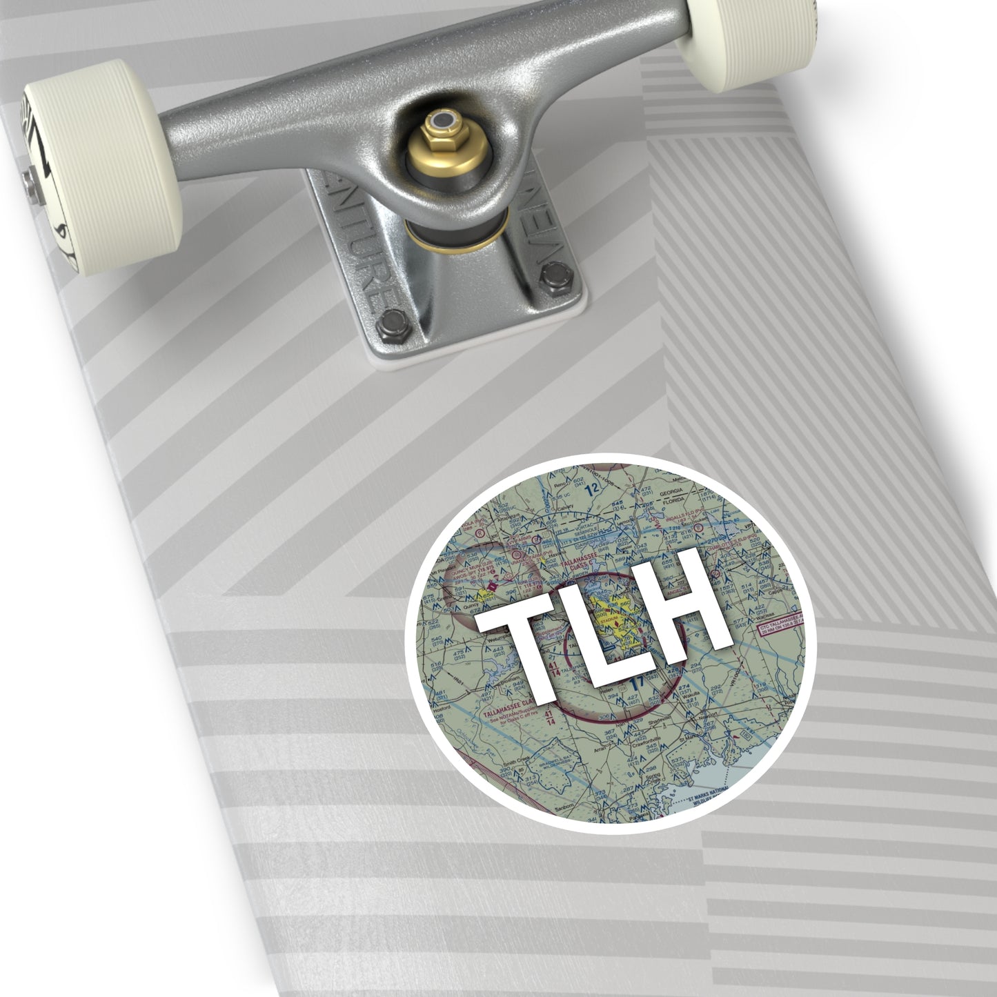 TLH Round Sticker | Tallahassee International Airport Sticker