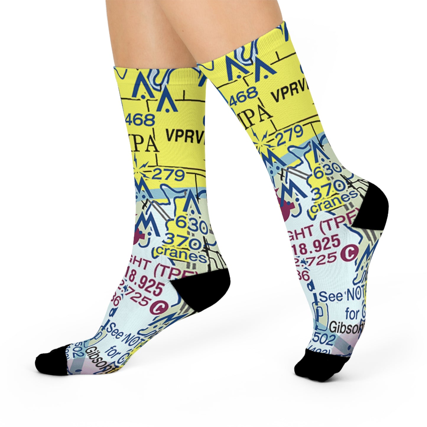 TPF Cushioned Crew Socks | Peter O Knight Socks