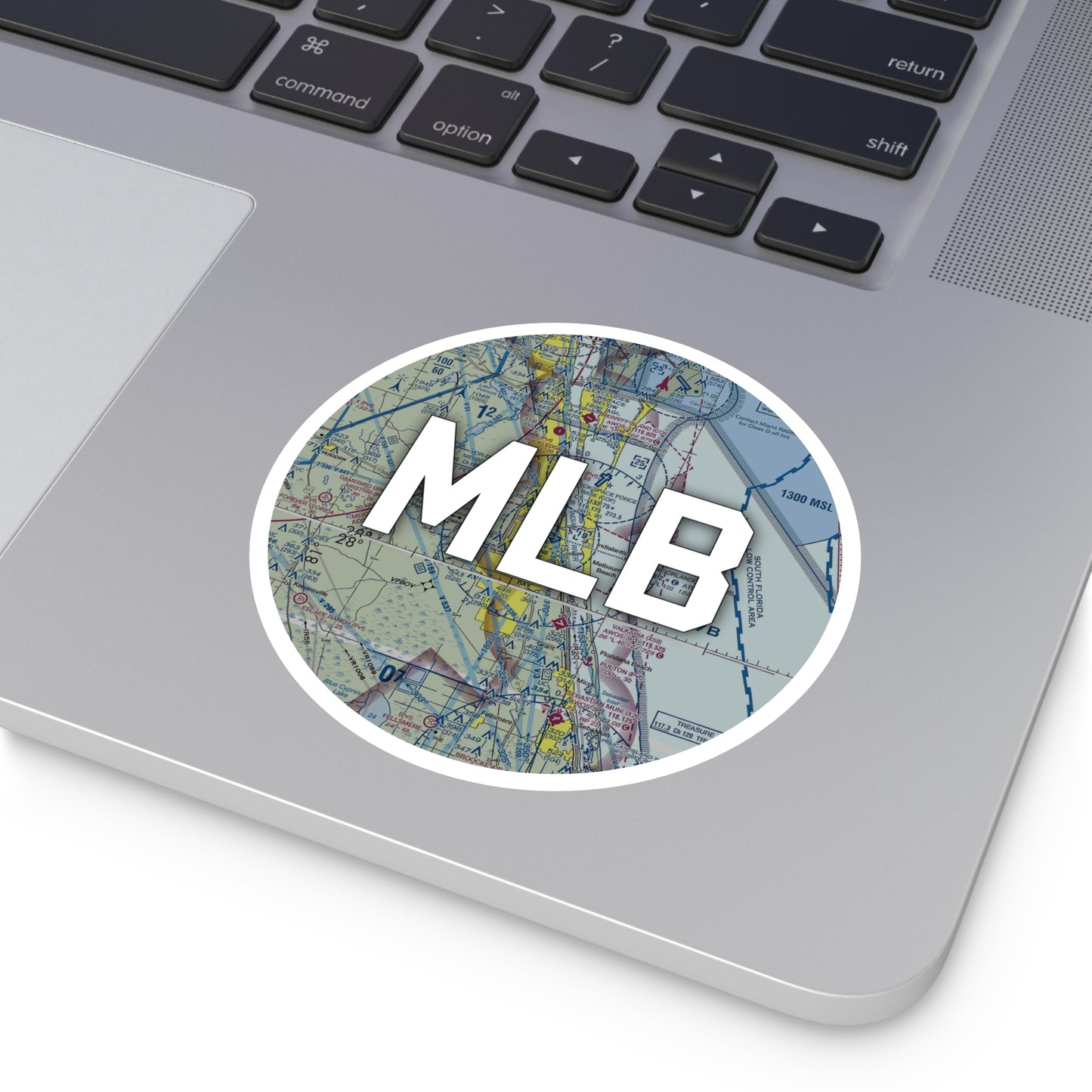 MLB Round Sticker | Melbourne Orlando International Airport Sticker