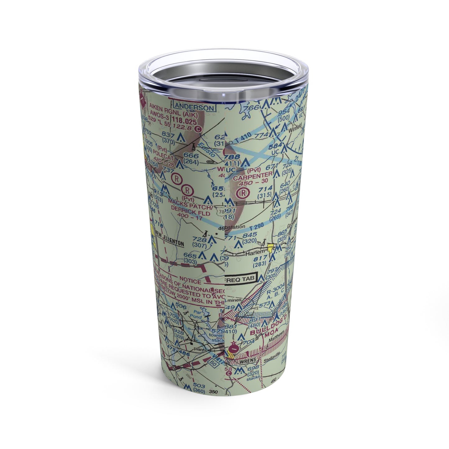 AGS Tumbler | Augusta Regional At Bush Field Airport Tumbler