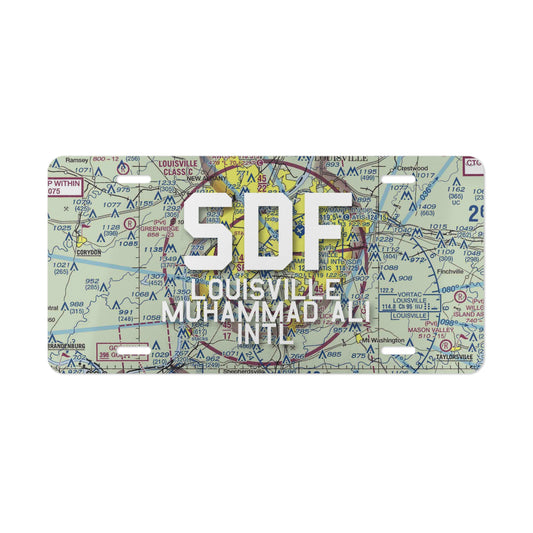 SDF Vanity Plate | Louisville Muhammad Ali International Airport Vanity Plate