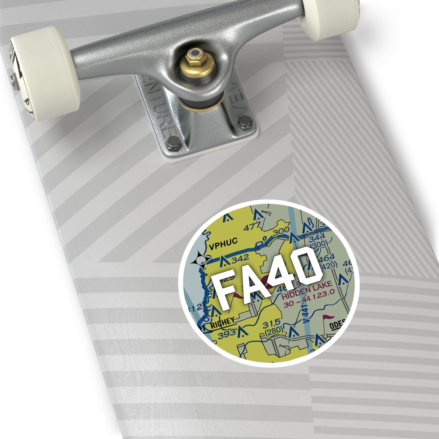 FA40 Round Sticker | Hidden Lake Sticker