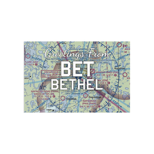 BET Postcard | Bethel Airport Card