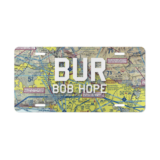 BUR Vanity Plate | Bob Hope Airport Vanity Plate