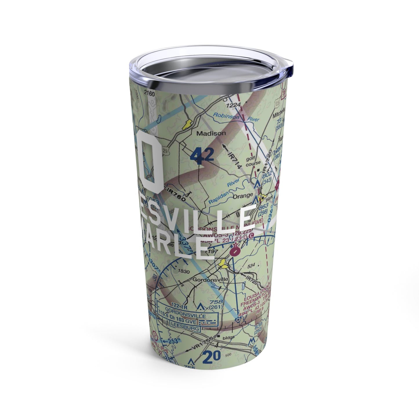 CHO Tumbler | Charlottesville-Albemarle Airport Tumbler