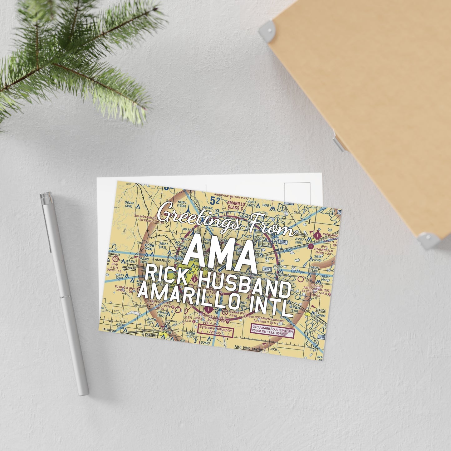 AMA Postcard | Rick Husband Amarillo International Airport Card